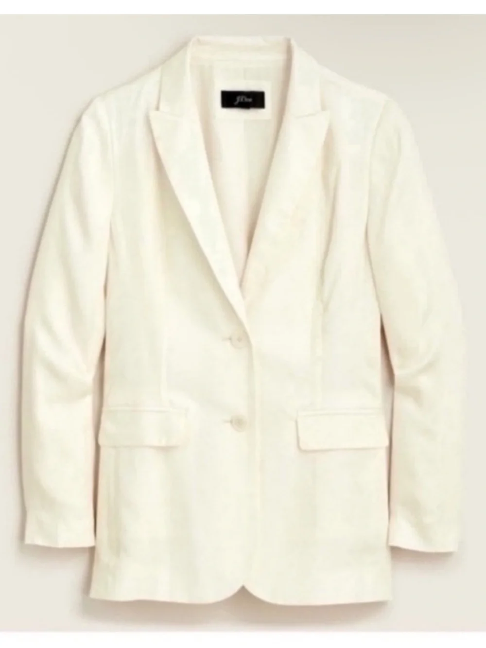 J. Crew Limited Edition Drapey Parke Blazer Cupro Blend